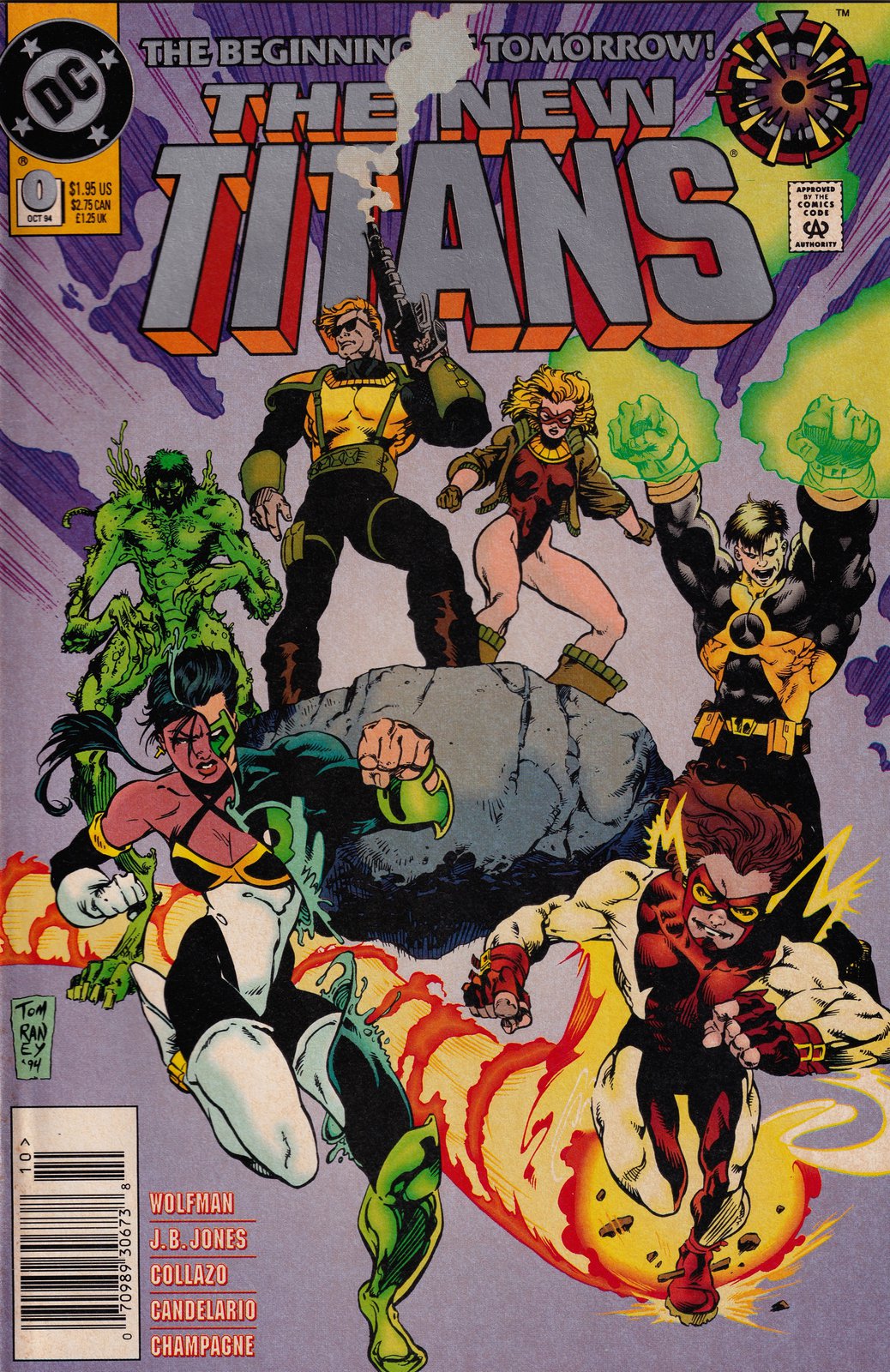 The New Titans #0 Newsstand Cover (1998-2006) DC Comics