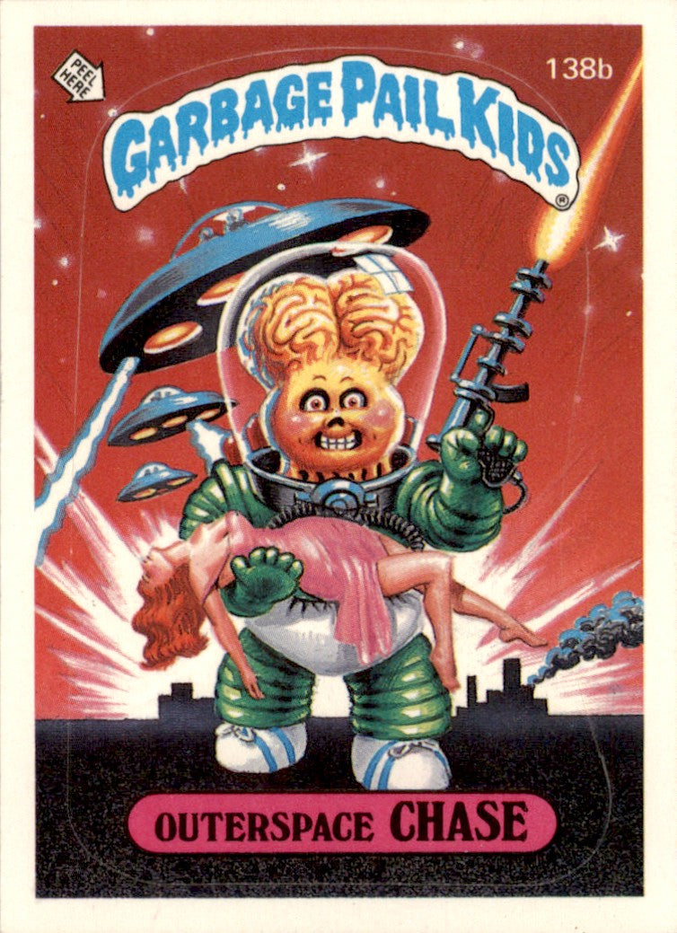 1986 Garbage Pail Kids Series 6 #138b Outerspace Chase Two Asterisks NM