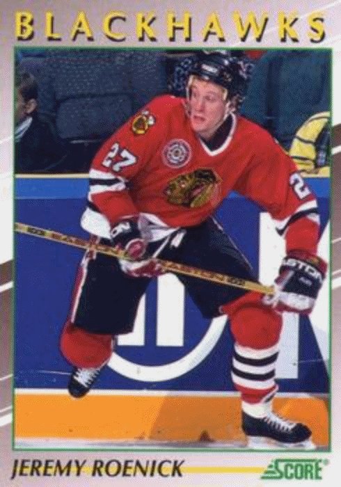 1991-92 Score Young Superstars Hockey 21 Jeremy Roenick