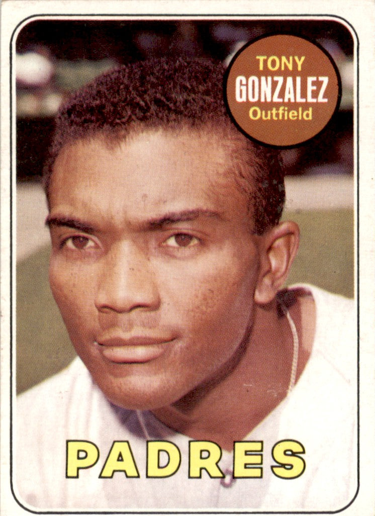 1969 Topps #501 Tony Gonzalez San Diego Padres VG