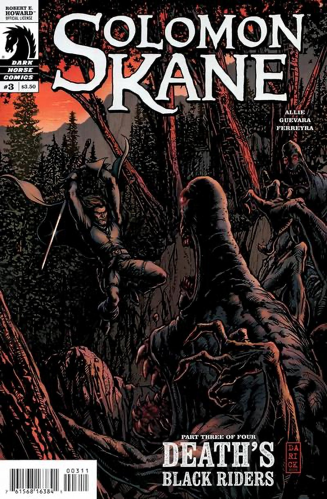 Solomon Kane: Death's Black Riders #3 (2010) Dark Horse Comics
