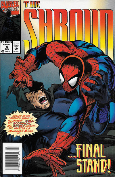 The Shroud #4 Newsstand Cover (1994) Marvel Comics