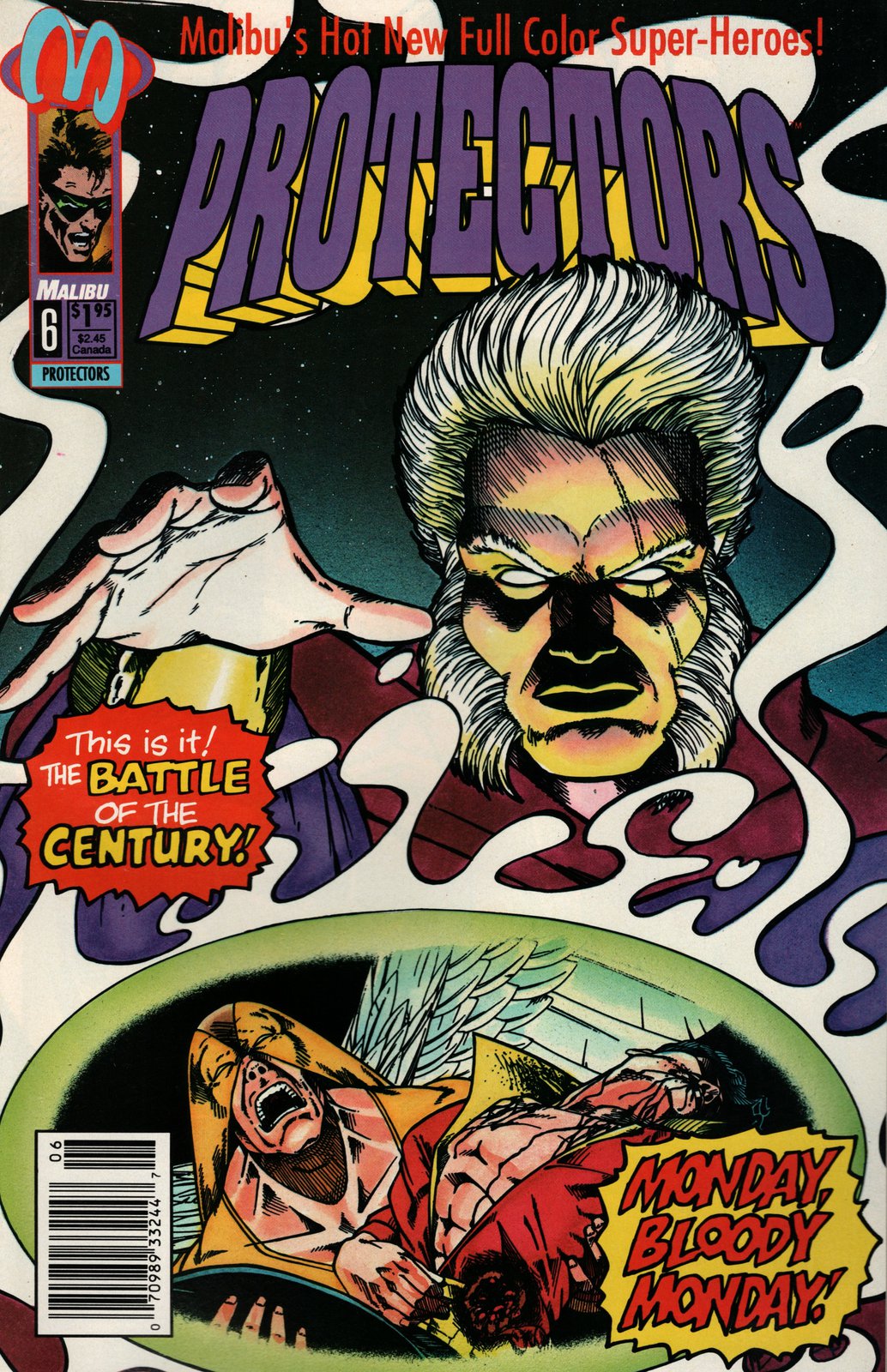 Protectors #6 Newsstand Cover (1992-1994) Malibu Comics