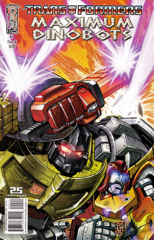 The Transformers: Maximum Dinobots #4B (2008-2009) IDW Comics