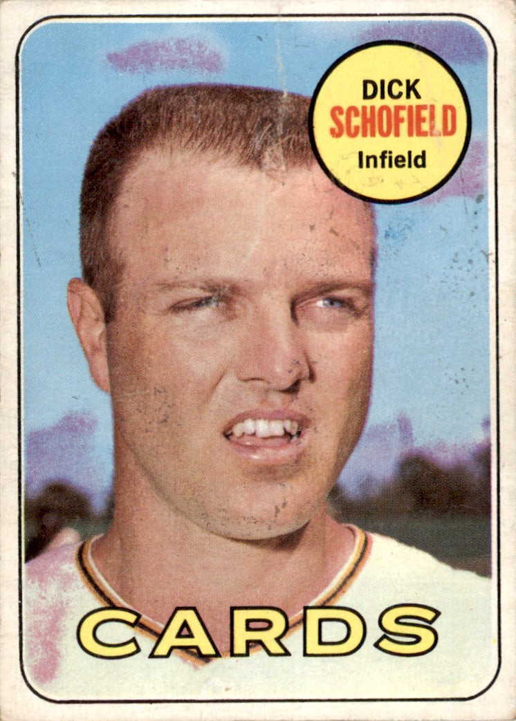 1969 Topps #18 Dick Schofield St. Louis Cardinals VG