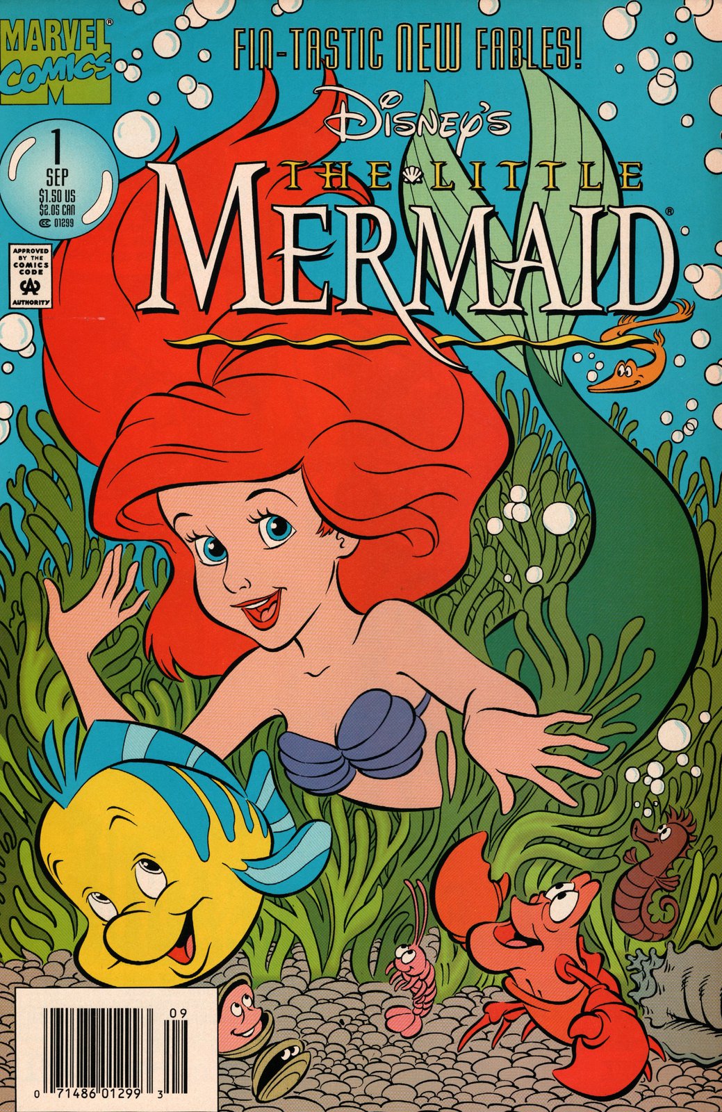 Disney's The Little Mermaid #1 Newsstand Cover (1994-1995)