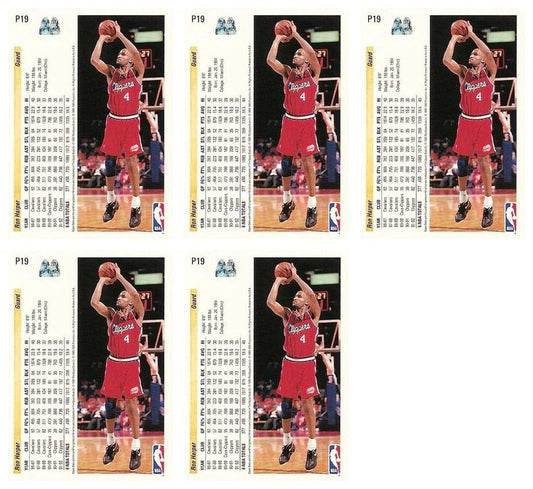 (5) 1992-93 Upper Deck McDonald's Basketball #P19 Ron Harper Card Lot