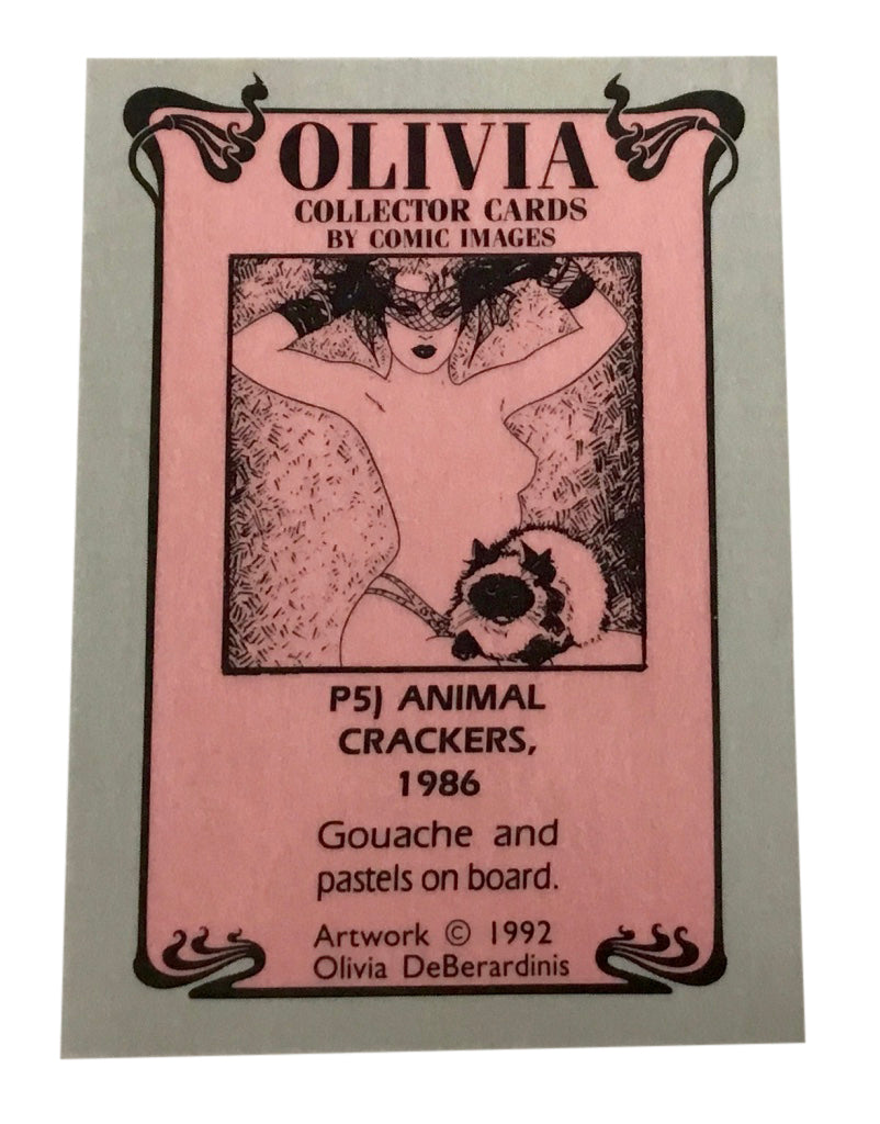 1992 Comic Images Olivia I Prism #P5 Animal Crackers