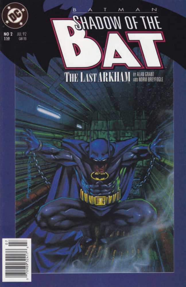 Batman: Shadow of the Bat #2 Newsstand Cover (1992-2000) DC Comics