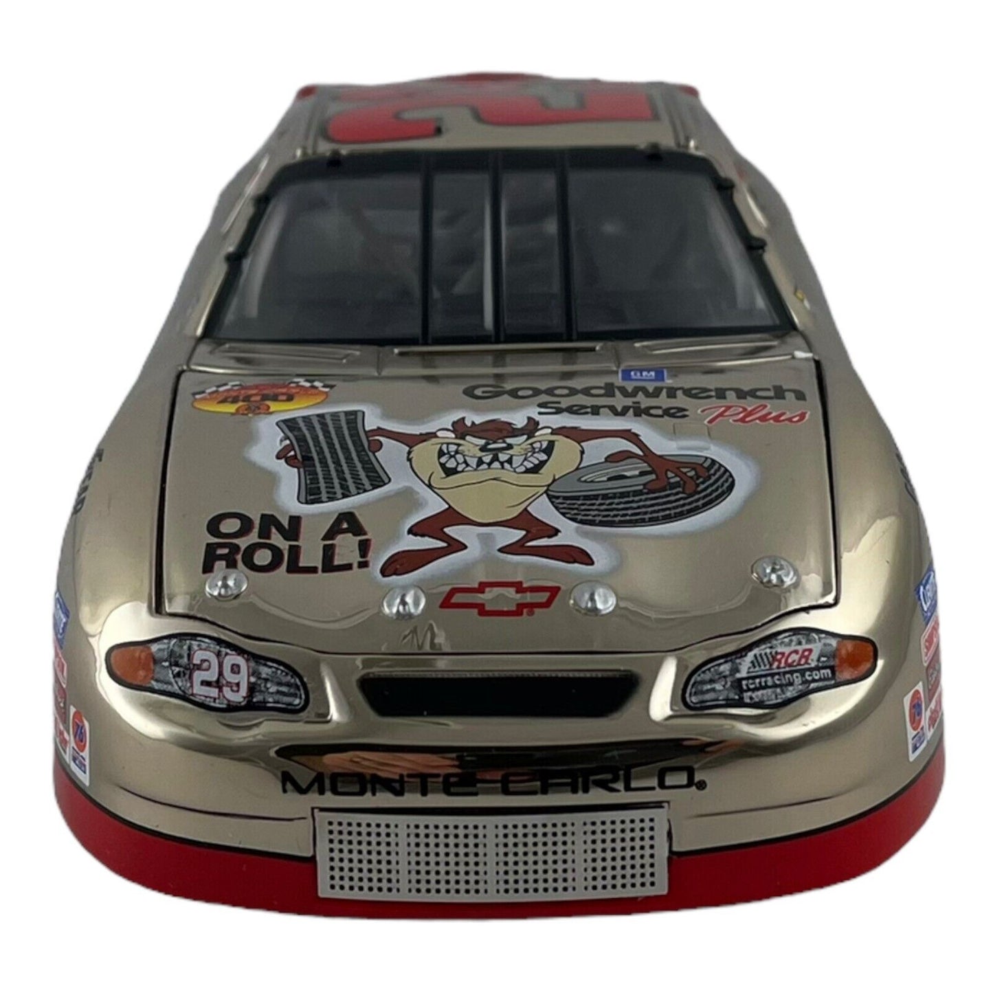 1:24 Scale Kevin Harvick #29 Goodwrench Looney Tunes White Gold Diecast Vehicle