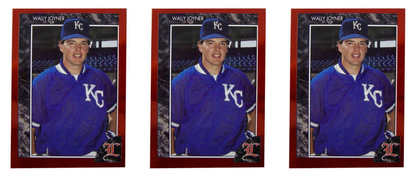 (3) 1992 Legends #42 Wally Joyner Baseball Card Lot Kansas City Royals