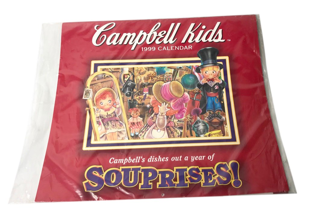 Campbell Kids Souprises 12 Month 1999 Calendar Sealed Campbell's Soup