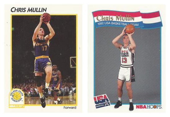 (2) 1991-92 Hoops McDonald's Chris Mullin Card Lot