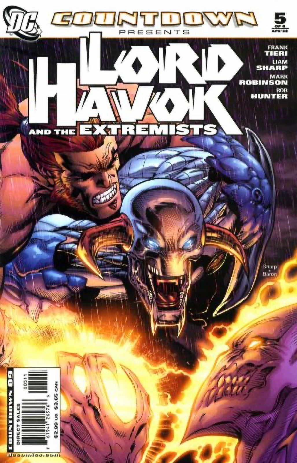 Countdown Presents: Lord Havok & the Extremists #5 (2007-2008) DC Comics