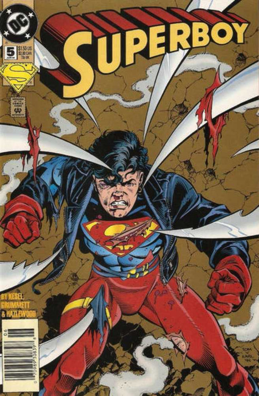 Superboy #5 Newsstand Cover (1994-2002)