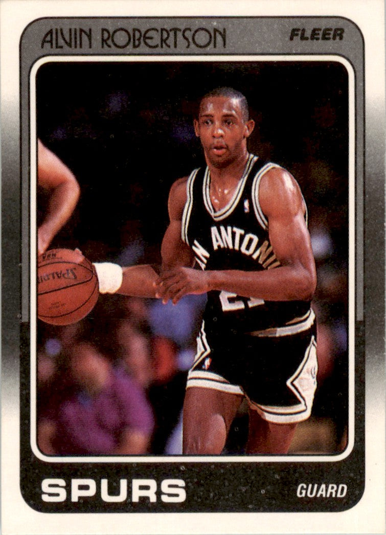 1988 Fleer #105 Alvin Robertson San Antonio Spurs