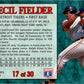 1994 Post Cereal Baseball #17 Cecil Fielder Detroit Tigers
