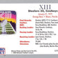 1990-91 Pro Set Super Bowl 160 Football 13 SB XIII Ticket