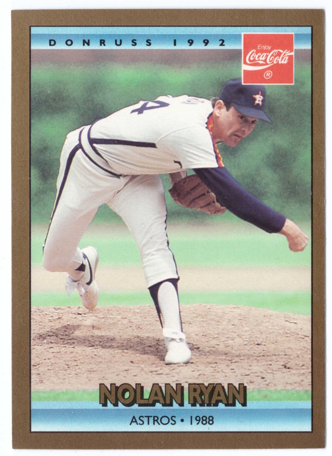 1992 Donruss Coca-Cola Nolan Ryan Baseball #22 Nolan Ryan Houston Astros