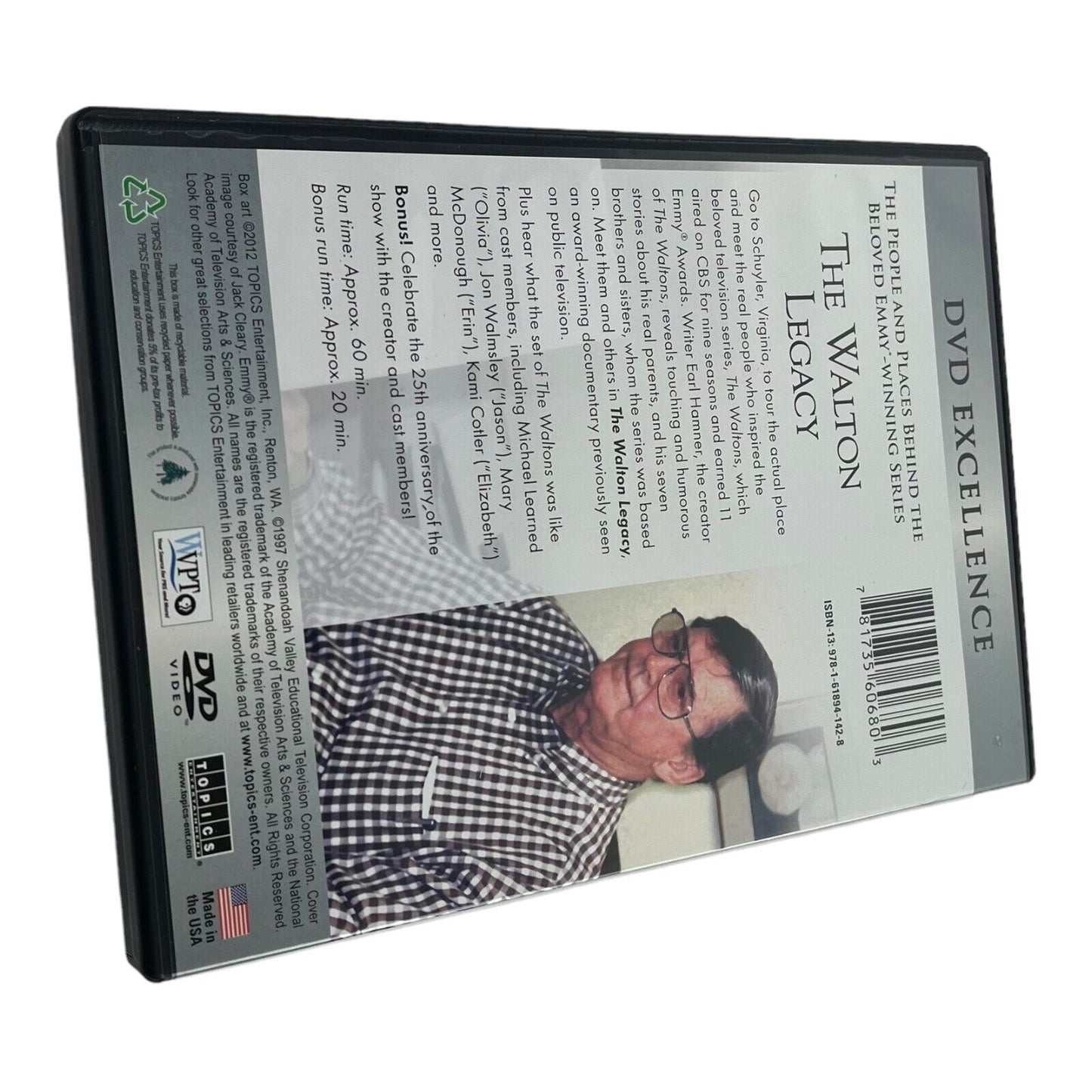 The Walton Legacy DVD As Seen on Public Television with Slipcover