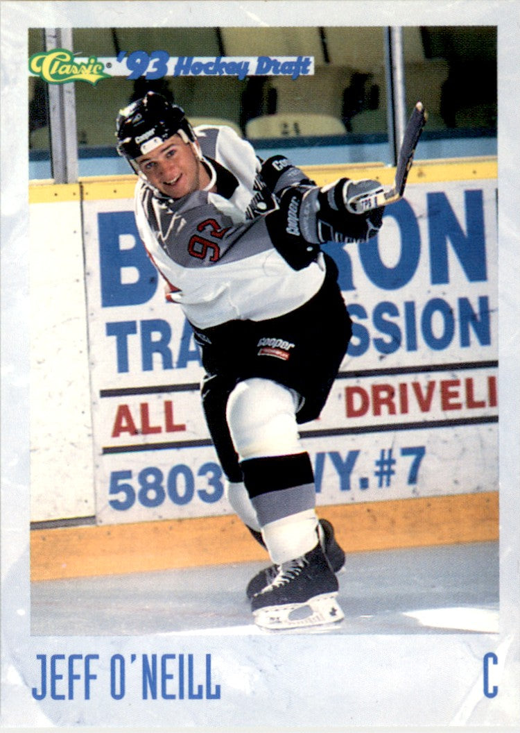 1993 Classic Crash Numbered #N3 Jeff O'Neill Guelph Storm /15000