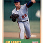 1993 Duracell Power Players II #16 Jim Abbott New York Yankees