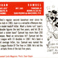 1989 Baseball Card Magazine '59 Topps Replicas #7 Juan Samuel Phillies