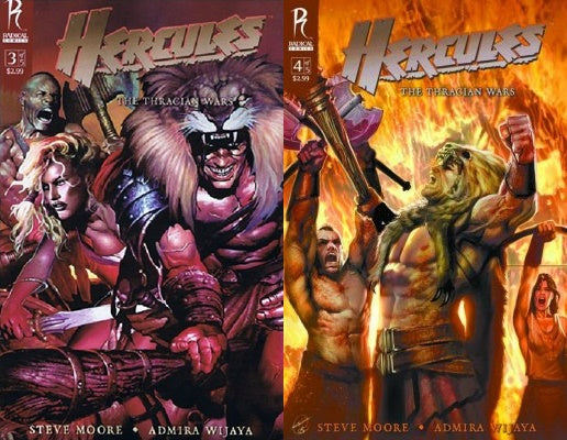 Hercules #3-4 (2008) Radical Comics - 2 Comics
