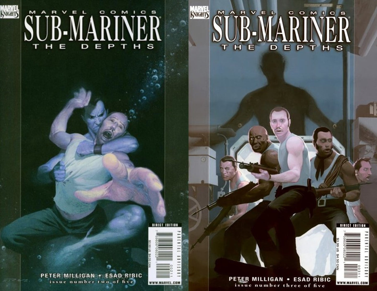 Sub-Mariner: The Depths #2-3 (2008-2009) Marvel Comics - 2 Comics
