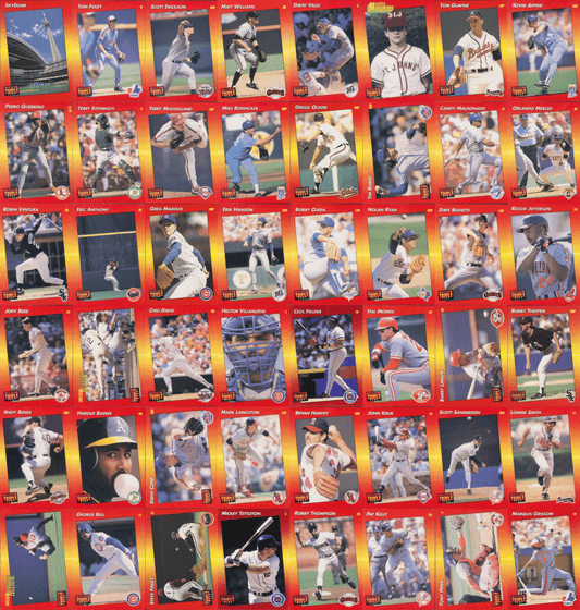 1992 Triple Play Baseball 264 Card Set