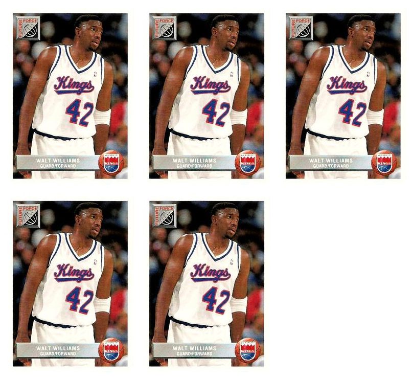 (5) 1992-93 Upper Deck McDonald's Basketball #P47 Walt Williams Card Lot