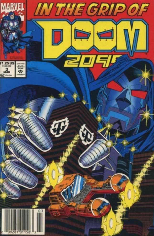 Doom 2099 #3 Newsstand Cover (1993-1996) Marvel Comics