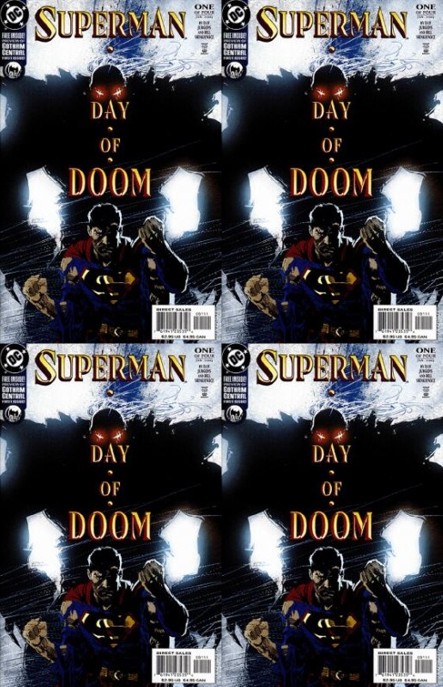 Superman: Day of Doom #1 (2003) DC Comics - 4 Comics