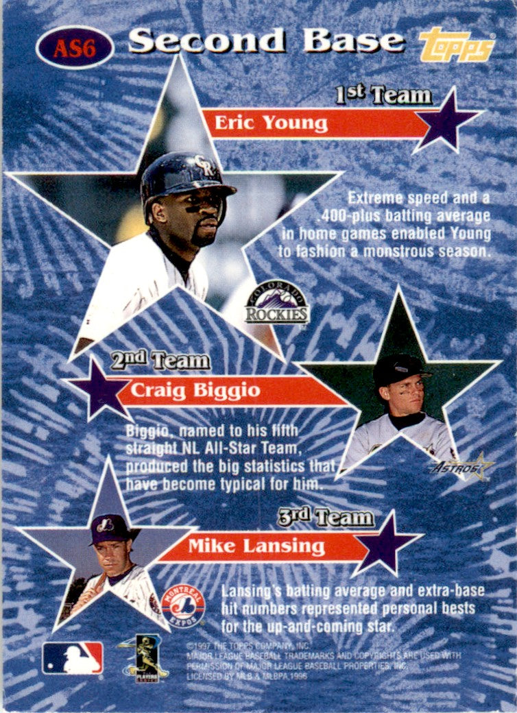 1997 Topps All-Stars #AS6 Eric Young Colorado Rockies