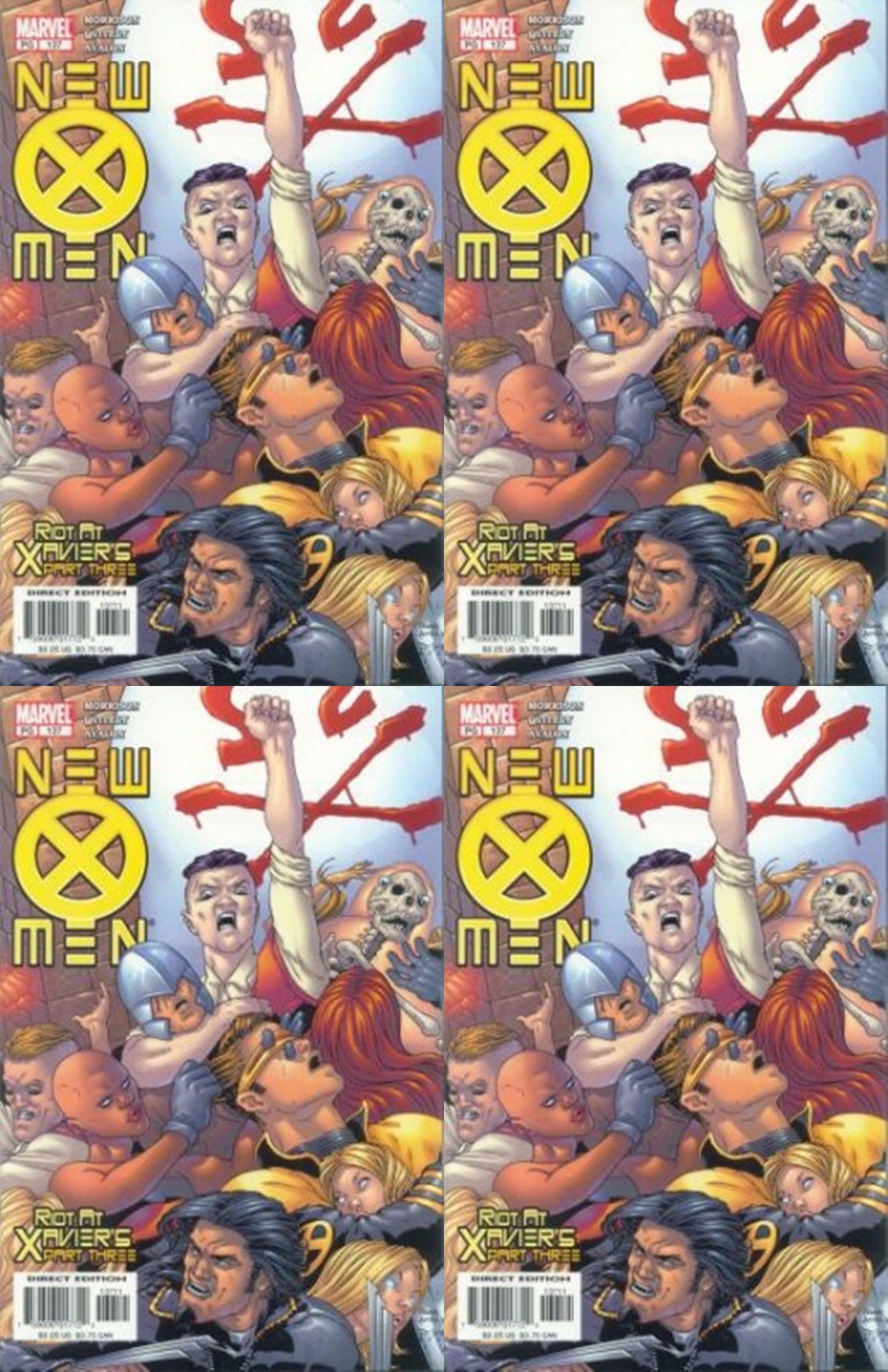 New X-Men #137 Volume 1 (2001-2004) Marvel Comics - 4 Comics