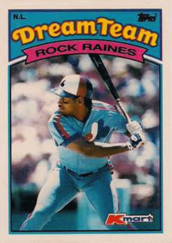 1989 Topps K-Mart Dream Team Baseball 27 Tim Raines