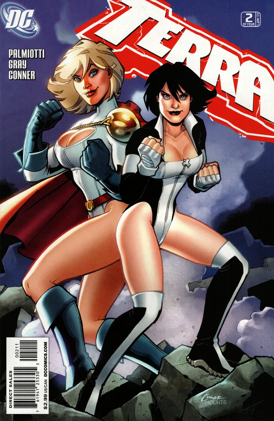 Terra #2 Direct Edition Cover (2009) DC Comics