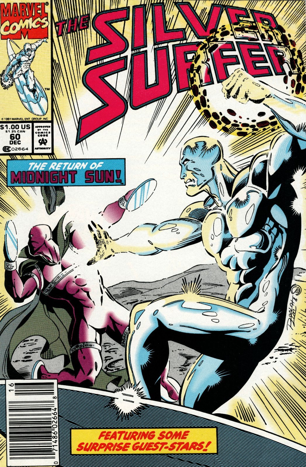 Silver Surfer #60 Newsstand Cover (1987-1998) Marvel