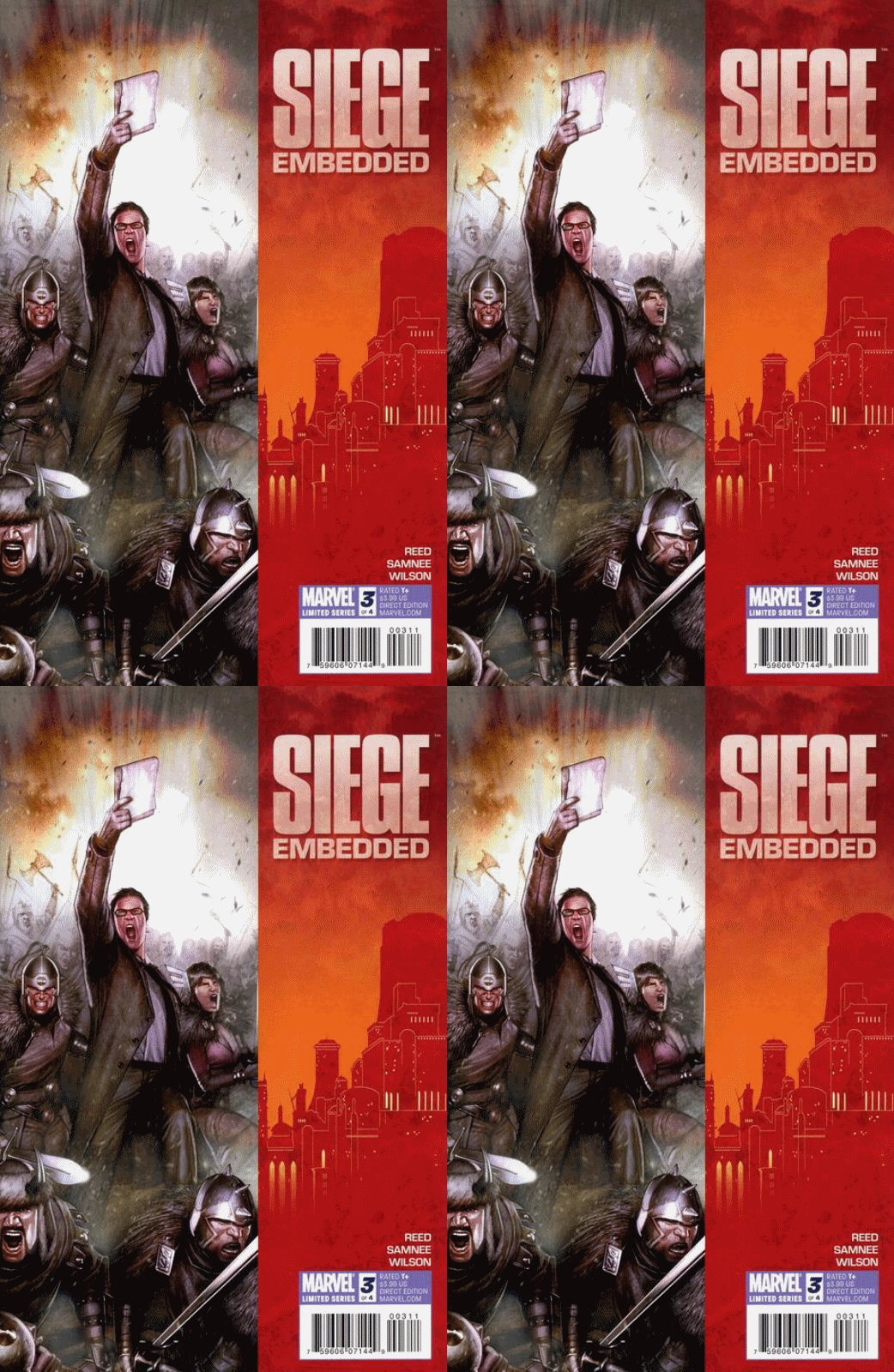 Siege: Embedded #3 (2010) Marvel Comics - 4 Comics