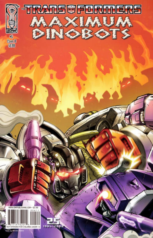 The Transformers: Maximum Dinobots #5B (2008-2009) IDW