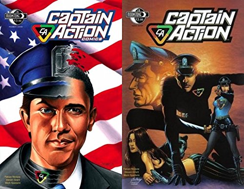 Captain Action #5 (2008-2010) Limited Series Moonstone - 2 Comics