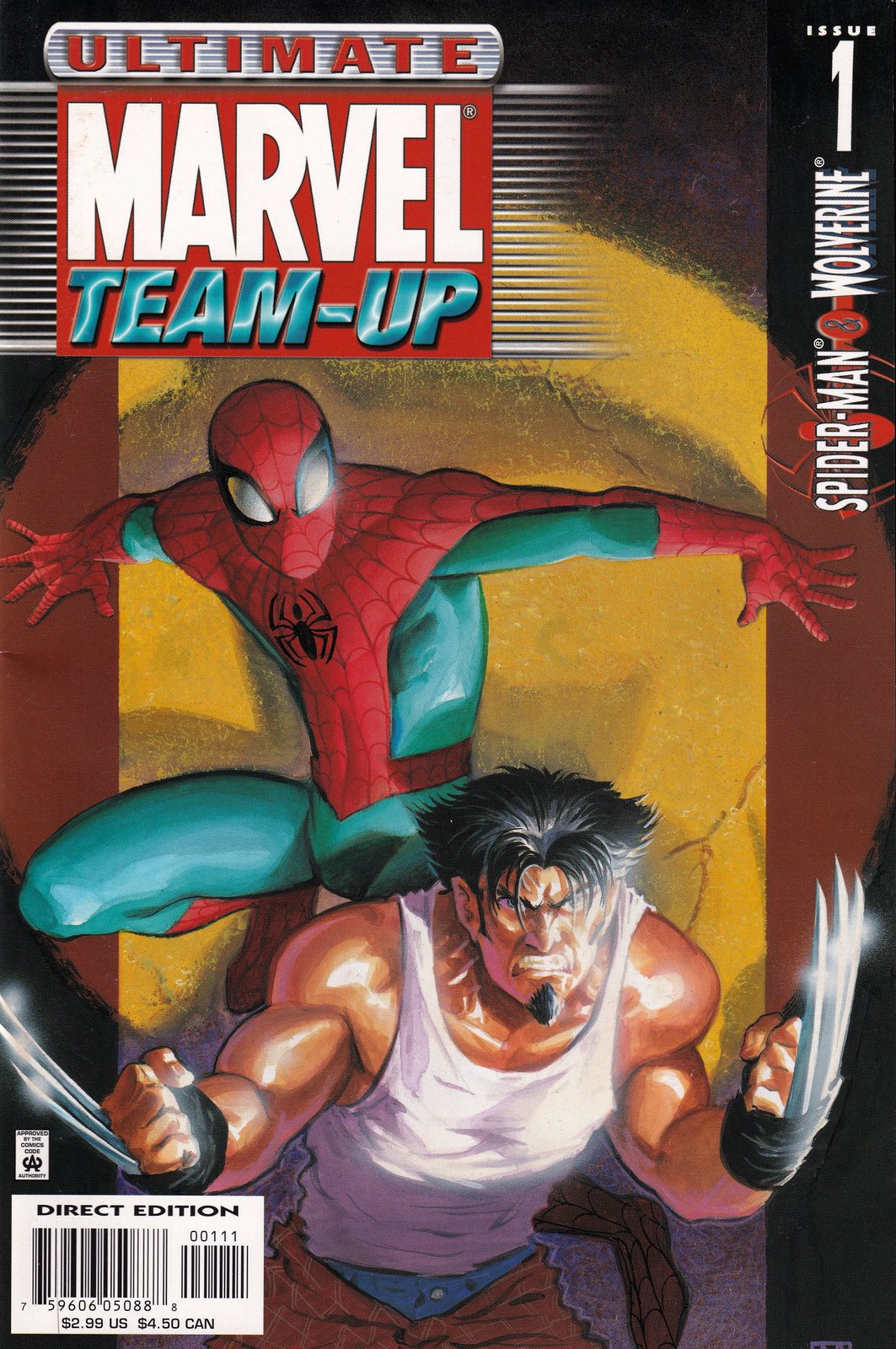 Ultimate Marvel Team-Up #1 Direct Edition Cover (2001-2003) Marvel Comics