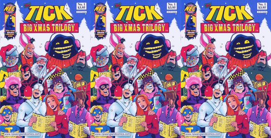 The Tick Big Xmas Trilogy #1 (2002) New England Comics - 3 Comics