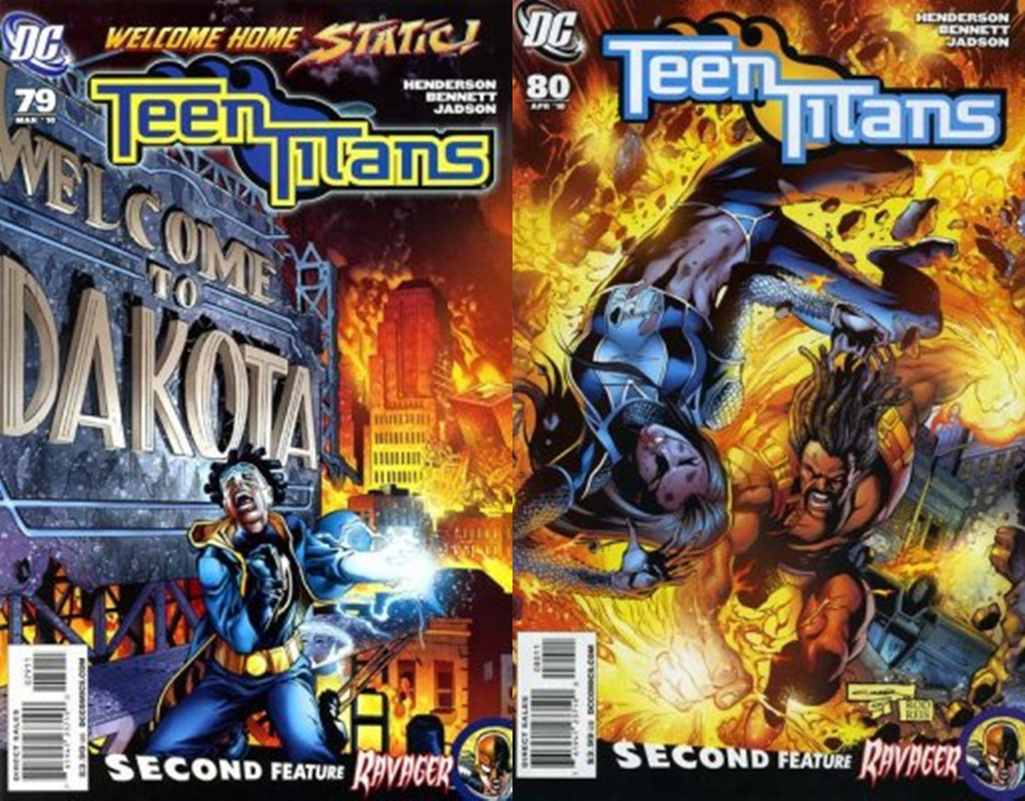 Teen Titans #79-80 (2003-2011) DC Comics - 2 Comics