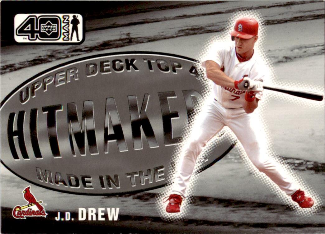 2002 Upper Deck 40-Man Hit Makers #1058 J.D. Drew St. Louis Cardinals