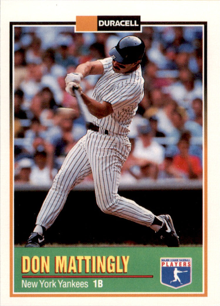 1993 Duracell Power Players I #19 Don Mattingly New York Yankees