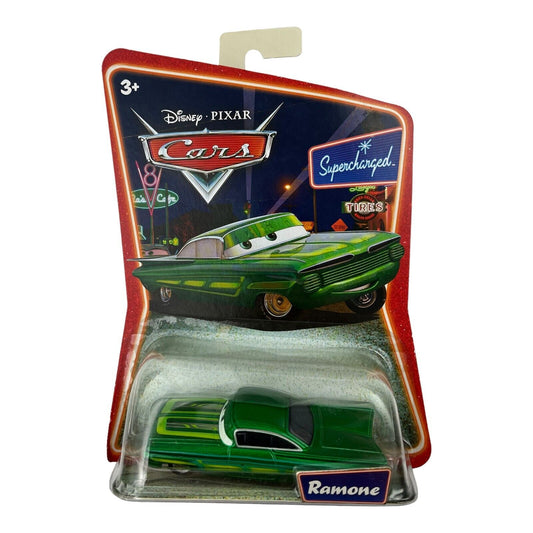 1:55 Scale Disney Pixar Cars Movie Supercharged Green Ramone Figure Mattel