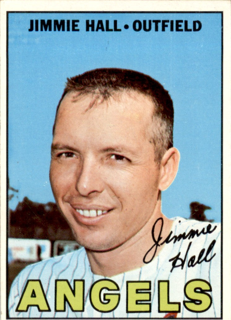 1967 Topps #432 Jimmie Hall California Angels VG