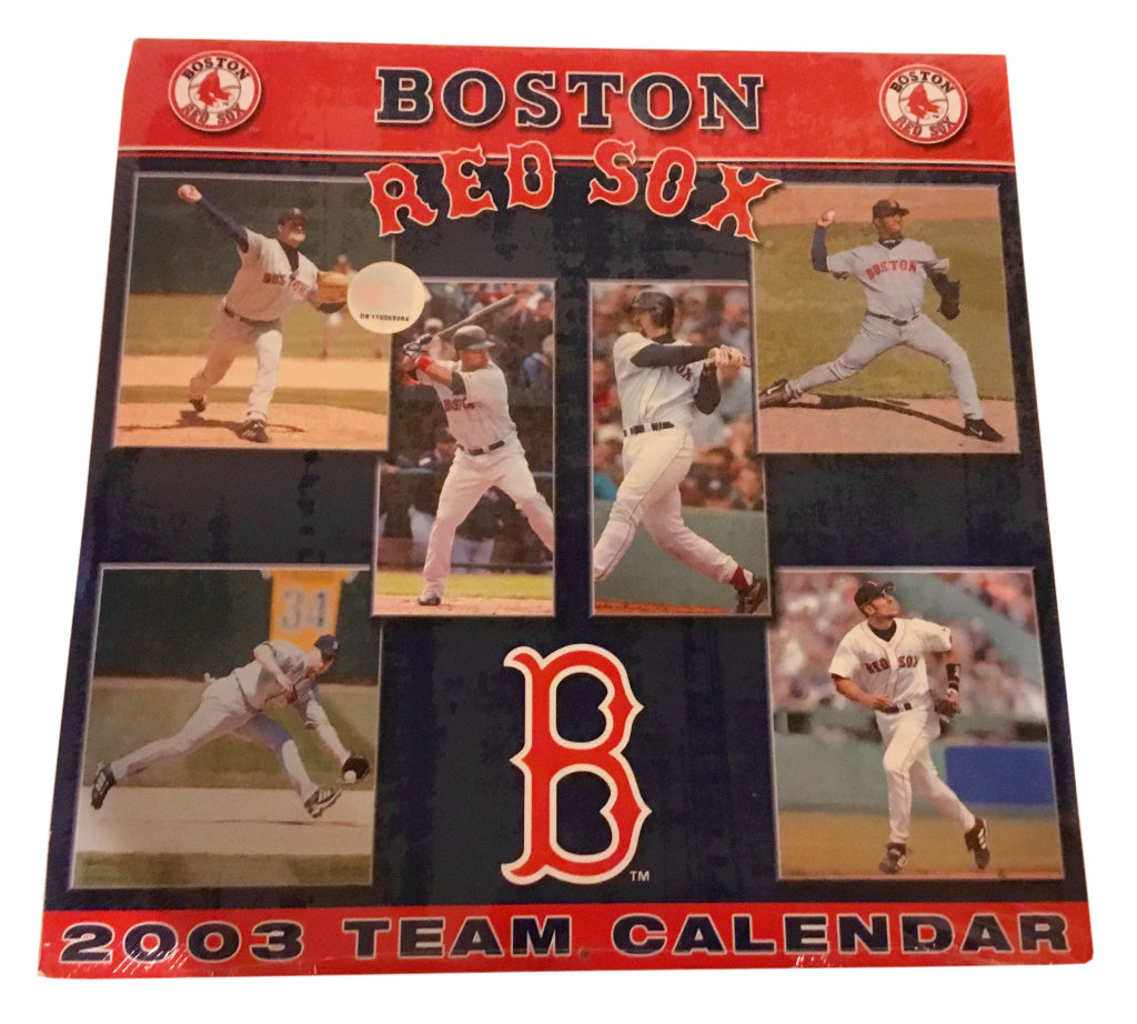 Boston Red Sox 2003 Wall Calendar New Sealed