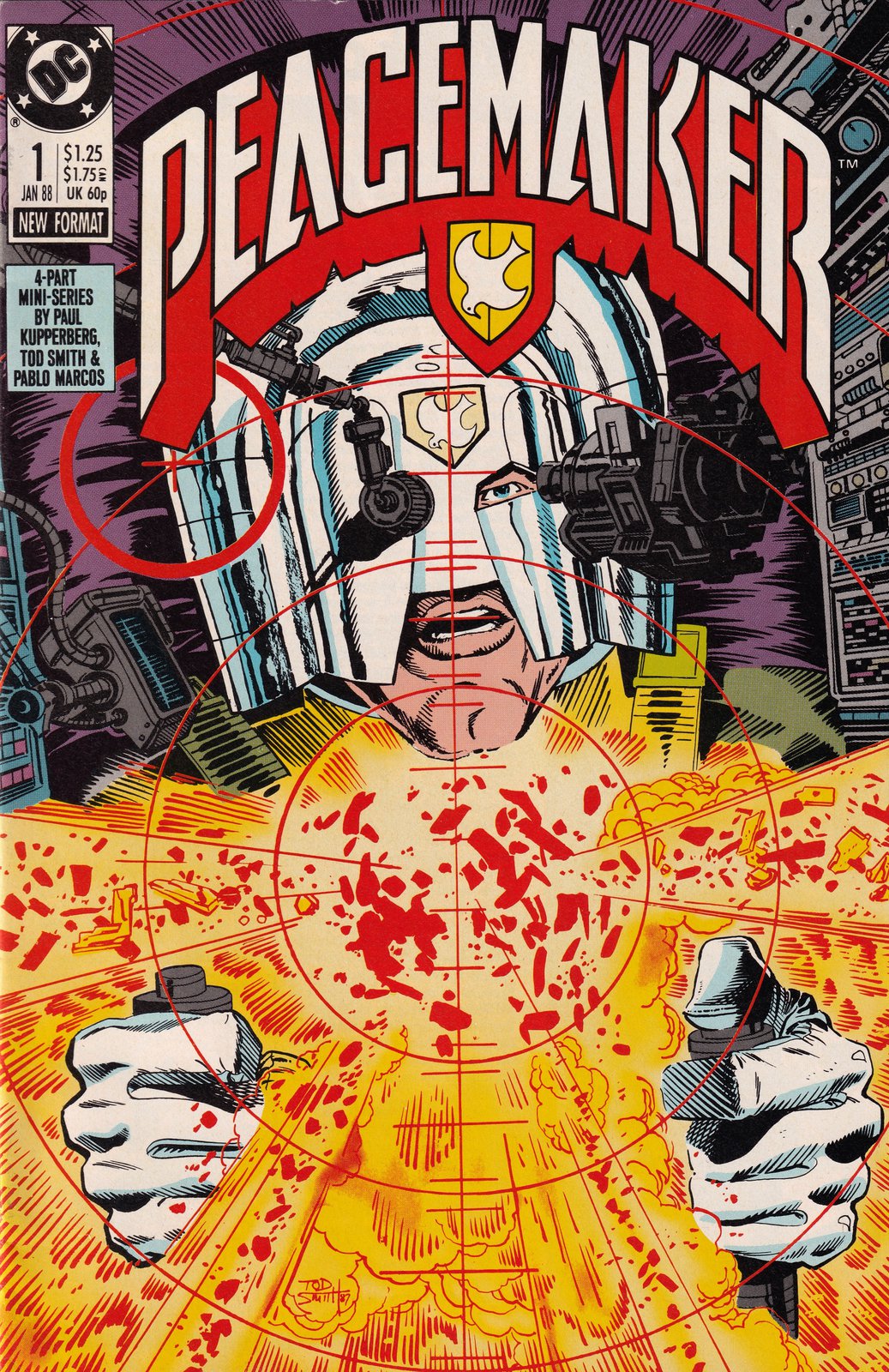 Peacemaker #1 Direct Edition Cover (1988) DC Comics
